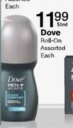 Dove Roll-On Assorted-50ml Each