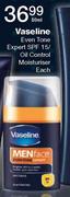 Vaseline Even Tone Expert SPF 15/Oil Control Moisturiser-50ml Each