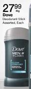 Dove Deodorant Stick Assorted-40g Each