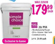 Simple Choice PVA-20l Each