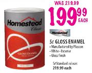 Homestead Standard Colours Gloss Enamel-5l Each