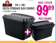 Big Jim 30l + 60l Delta Storage Box Combo-Per Combo