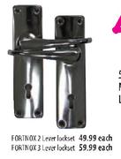 Fortnox 3 Lever Lock Set-Each