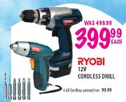 Ryobi 4.8V Cordless Screwdriver 