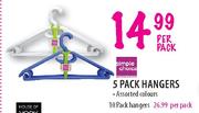 Simple Choice 10's pack Hangers