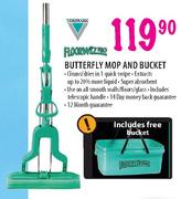 Floorwiz Pro Butterfly Mop and Bucket