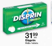 Disprin Melts Tablets-32's
