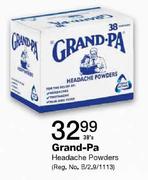 Grand-Pa Headache Powders-38's 