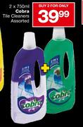 Cobra Tile Cleaners - 2 x 750ml