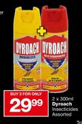 Dyroach Insecticides - 2 x 300ml