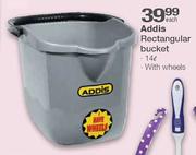 Addis Rectangular Bucket-14l Each