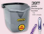Addis Rectangular Bucket-14l Each