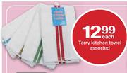 Terry Kitchen Towel Assorted-Each