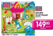 Mega Blocks Smurfs Small Playset-Per Set