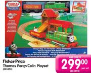 Fisher Price Thomas Percy/Colin Play Set-Per Set