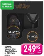 Glayva Liqueur Plus Cocktail Glass In Gift Pack-750ml