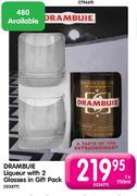 Drambuie Liqueur With 2 Glasses In Gift Pack-750ml