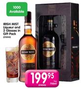 Irish Liqueur And 2 Glasses In Gift Pack-750ml