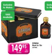 Stroch Rum In Tin-12x20ml