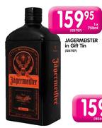 Jagermeister In Gift Tin-750ml