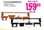 5 Piece Bathroom Set