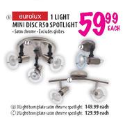 Eurolux 3 Light Boelplace Chrome Spotlight Each