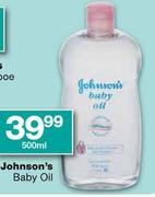 Johnson's Baby Oil-500ml
