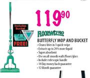 Floorwizpro Butterfly Mop And Bucket
