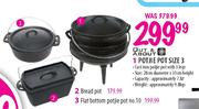 Out & About Flat Bottom Potjie Pot no.10