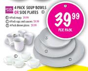 Simple Choice 4 Pack Dinner Plates