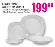 Gibson Home Dinner Set-20 Piece