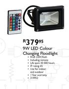 9W Led Colour Changing Floodlight