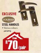 Dortello Steel Handles-Per Pair