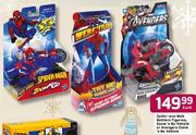 Spider-Man Web Batteries Figurine,Zoom'n Go Vehicle Or Avengers Zoom'n Go Vehicle Each