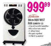 Sunbeam Box Mist Fan (SMBFR-12) - 30cm