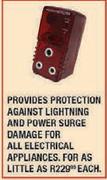 Protection Against Lighting And Power Surge Damage