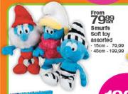S Murfs Soft Toy Assorted-15cm Each