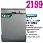 Kelvinator 12 Place Metallic Silver Dishwasher(KD12MM1)
