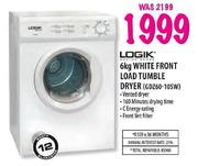 Logik White Front Load Tumble Dryer-6kg(GDZ60-10SW)