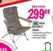 Camp Master High Backrest Chair