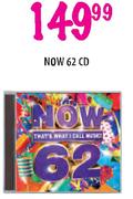 Now 62 CD