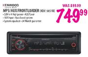 Kenwood MP3/AUX Frontloader(KDC-3051R)