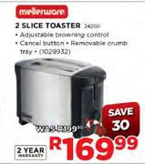 Mellerware 2 Slice Toaster