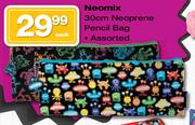 Neomix Neoprene Pencil Bag Assorted-30cm Each