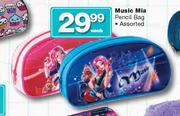 Music Mia Pencil Bag Assorted-Each