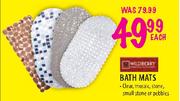 Wildberry Bath Mats-Each
