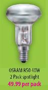 Osram R50 40W Spotlight-2's pack