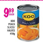 Koo Peach Slices/Halves-410gm