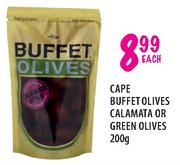 Cape Buffet Olives Calamata Or Green Olives-200gm Each