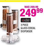 Glass Cereal Dispenser-3Pcs.